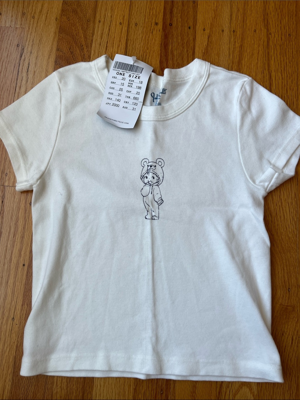 Brandy Melville John Galt Baby Graphic Tshirt